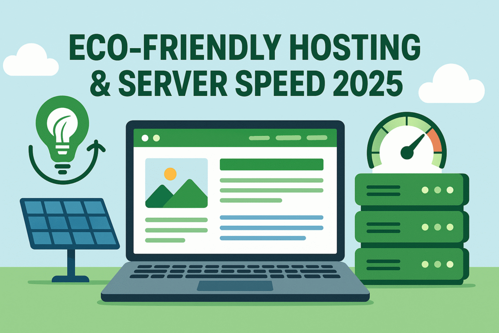 Eco-Friendly Hosting: How Server Speed Impacts Your Rankings in 2025