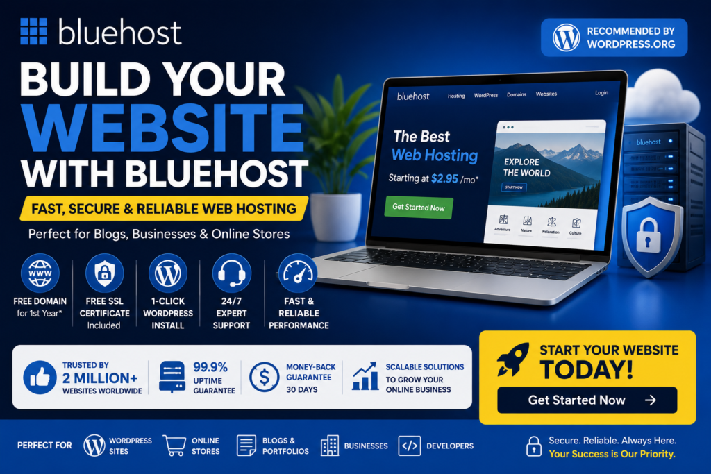Why Millions Choose Bluehost for Fast, Reliable & Affordable Web Hosting in 2026